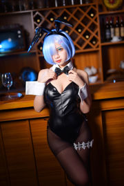 [Foto cosplay] Popolare Coser Nizo Nisa - Rem Bunny Girl