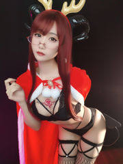 [Cosplay] Anime Blogger Xiaomei Ma - (Selfie di Natale) Snow Night Succubus