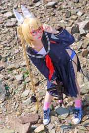 [ภาพถ่าย Net Red COSER] อะนิเมะบล็อกเกอร์ G44 จะไม่ได้รับบาดเจ็บ - Whirlwind School Uniform