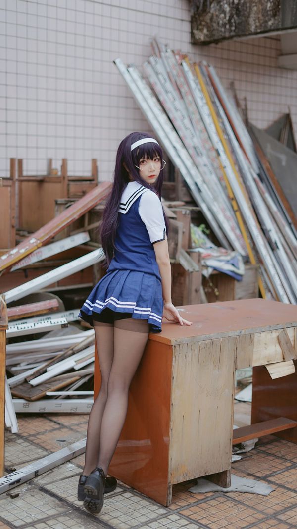 清純少女五更百鬼《學姐校服》 [COSPLAY美女]