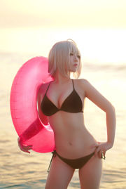 [Net Red COSER Foto] Banbanzi & Soso Sophia - Strandbadebekleidung