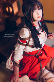 [Net rode COSER-foto] Weibo Girl Paper Shuangyue Shimo - Miko Bundling