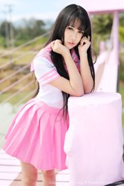 Yang Xiaoqing "Pai County, Thailand" Seragam Sekolah + Celana Panas + Pakaian Dalam [美 媛 館 MyGirl] Vol.099